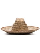 Gucci Brown Michele Straw Hat - Neutrals