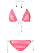 Polo Ralph Lauren Striped Bikini - Pink & Purple