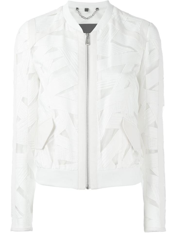 Belstaff Embroidered Strap Bomber Jacket