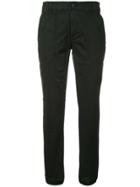 Vince Tapered Cropped Trousers - Black