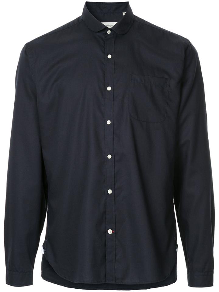 Oliver Spencer Clerkenwell Tab Shirt - Blue