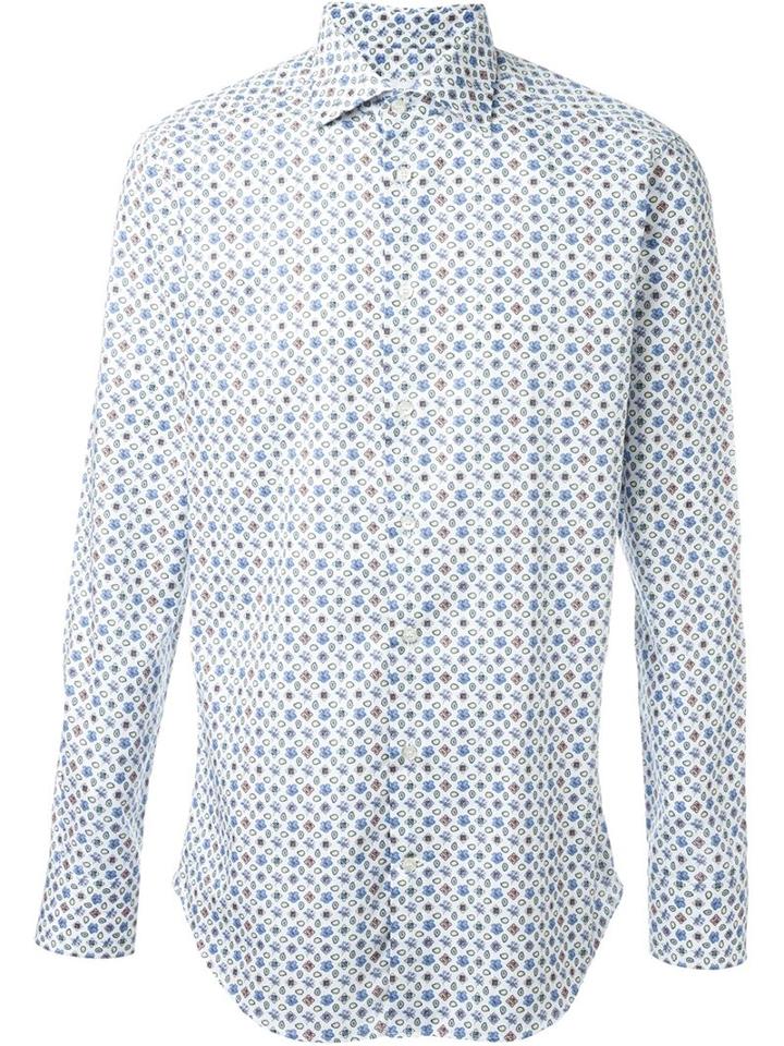 Etro Micro Flower Print Shirt