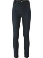 Blk Dnm High Waisted Jeans, Women's, Size: 26, Blue, Cotton/viscose/polyester/spandex/elastane