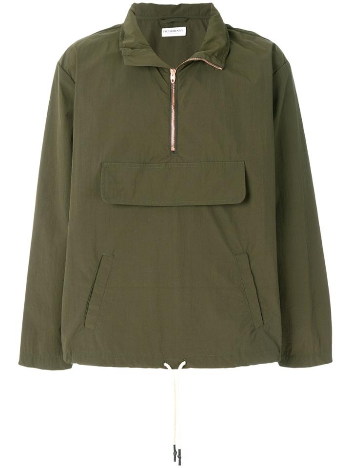 President's Pull-over Fitted Jacket - Green