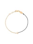 Redline 14kt Yellow Gold Chain Diamond Thread Bracelet