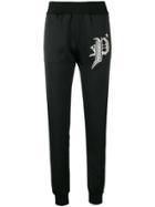 Philipp Plein Let Love Down Jogging Bottoms - Black