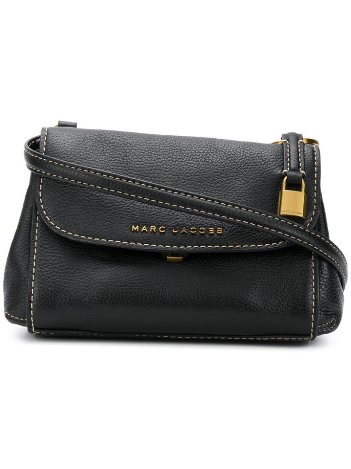 Marc Jacobs Overstitched Boho Grind Bag - Black