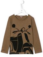 Emile Et Ida 'scooter' T-shirt, Boy's, Size: 8 Yrs, Brown