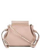 Valentino Valentino Garavani Rockstud Leather Bucket Bag - Neutrals