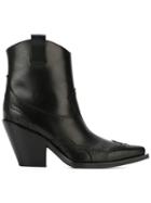 Givenchy Brogue Detail Cowboy Boots