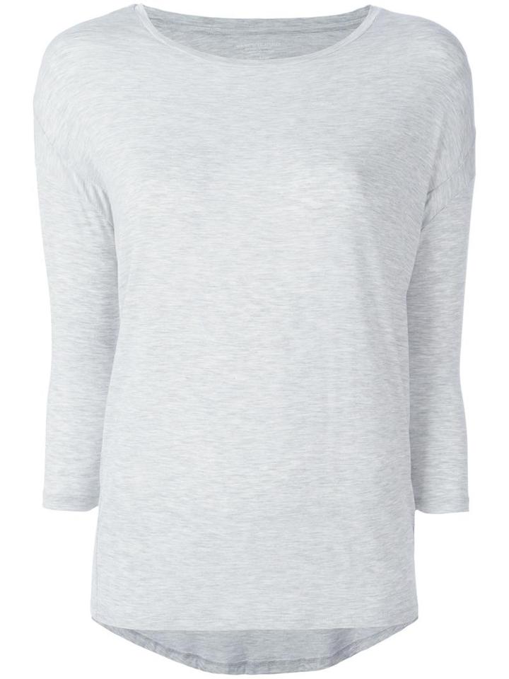 Majestic Filatures Three-quarters Sleeve T-shirt, Women's, Size: 4, Grey, Spandex/elastane/viscose