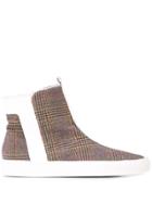 Alberto Fermani Plaid Ankle Boots - White