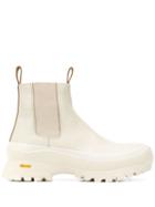 Jil Sander Round Slip-on Boots - White
