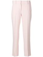 Ermanno Scervino Cropped Suit Trousers - Pink & Purple