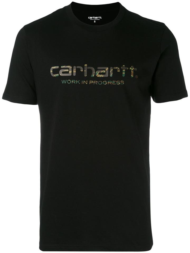 Carhartt - Logo Print T-shirt - Men - Cotton - S, Black, Cotton