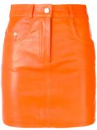 Manokhi Fitted Mini Skirt - Orange