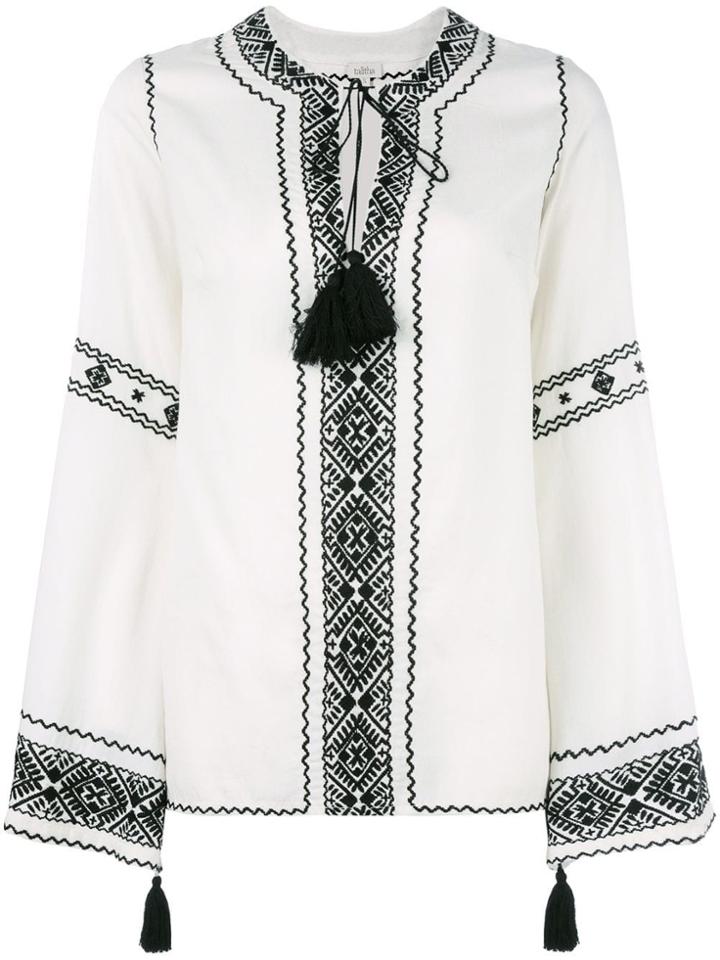 Talitha Drawstring Blouse - White