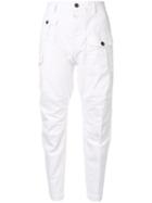 Dsquared2 Tapered Utility Trousers - White