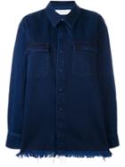 Marques'almeida Denim Oversized Shirt, Women's, Size: 6, Blue, Cotton