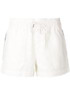 Zadig & Voltaire Contrast Side Stripe Shorts - White