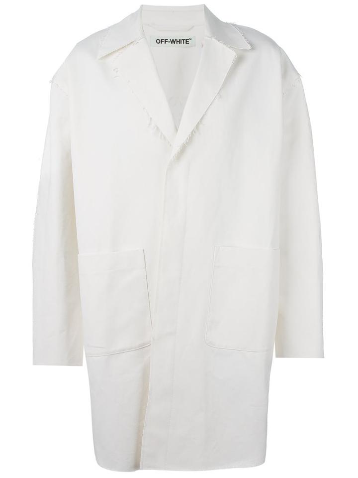 Off-white Back Print Coat