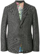 Vivienne Westwood Anglomania All Over Printed Blazer - Grey