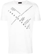 Diesel Black Gold - Text Print T-shirt - Men - Cotton - L, White, Cotton