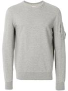 Cp Company Patch Detail Sweater - Grey