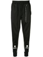 Mastermind World Stripe Detail Skull Track Pants - Black
