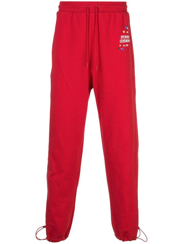 Opening Ceremony Straight Leg Track Pants - Red