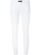 Dolce & Gabbana Skinny Jeans, Women's, Size: 44, White, Cotton/spandex/elastane