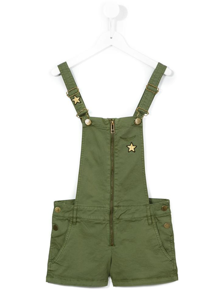 Zadig & Voltaire Kids Military Dungarees - Green