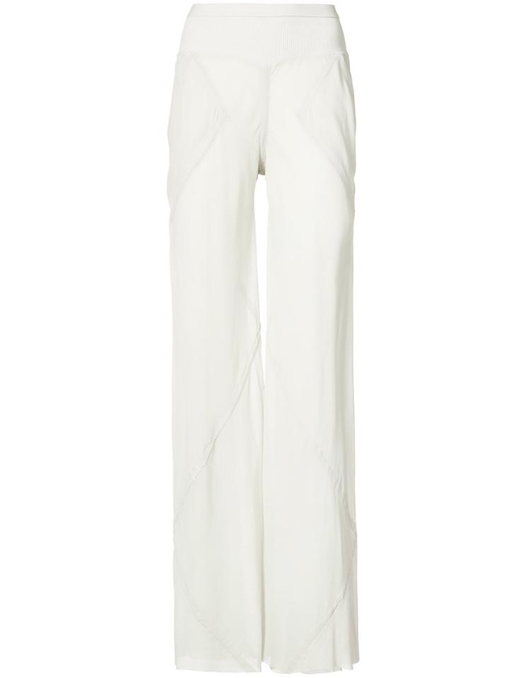 Rick Owens Flared Trousers - Grey