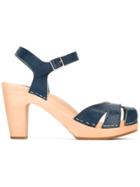 Swedish Hasbeens Suzanne Sandals - Blue