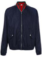 Gucci - Windbreaker Bomber Jacket - Men - Cotton/polyamide/viscose/wool - 52, Blue, Cotton/polyamide/viscose/wool