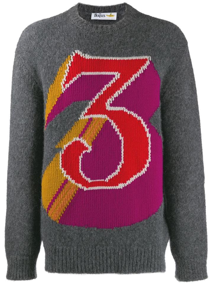 Stella Mccartney The Beatles Knitted Jumper - Grey