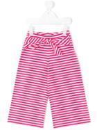 Il Gufo - Striped Trousers - Kids - Cotton/spandex/elastane - 10 Yrs, Pink/purple