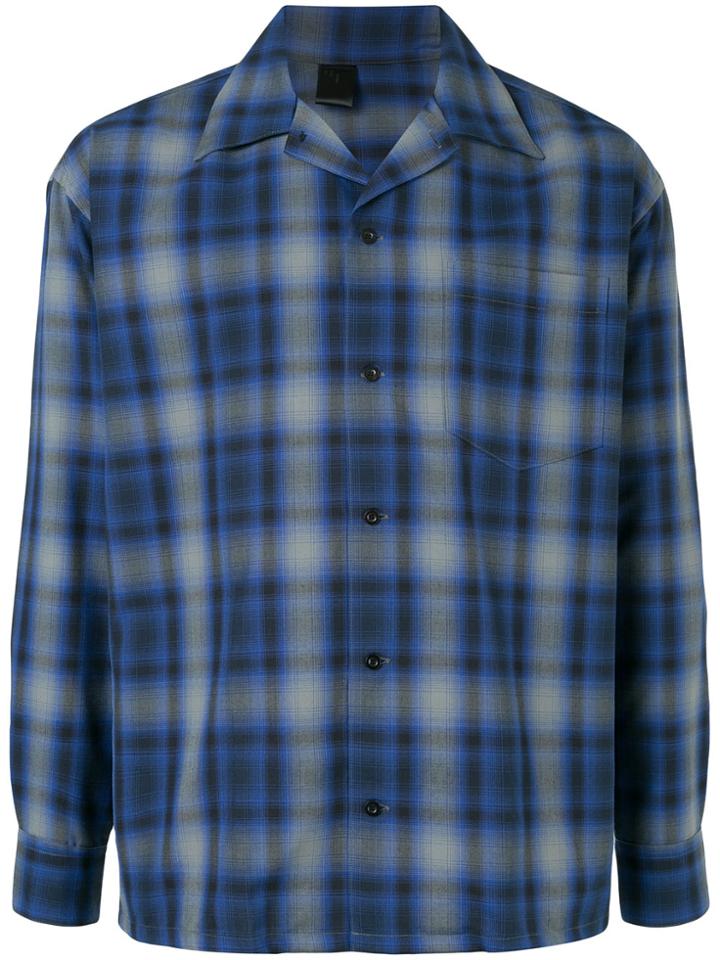 N. Hoolywood Classic Checked Shirt - Blue
