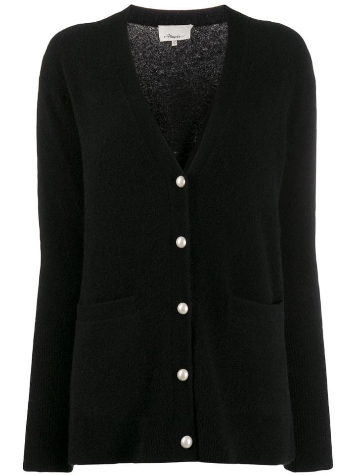 3.1 Phillip Lim Cardigan With Pearls - Black