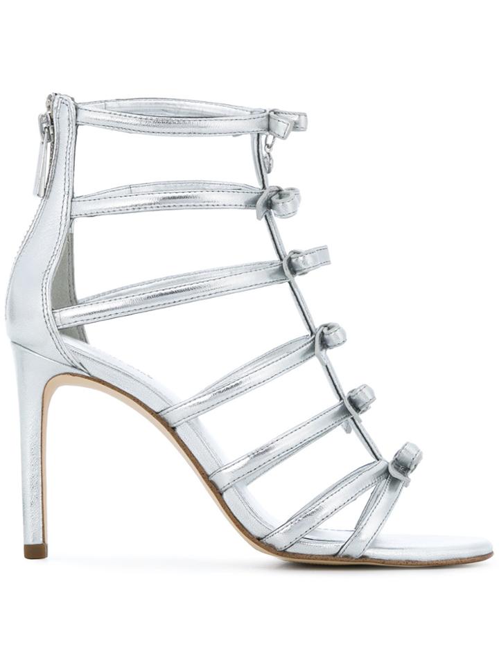 Michael Michael Kors Veronica Cage Sandals - Metallic