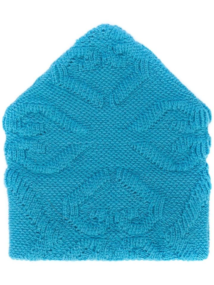 Bernhard Willhelm Knitted Beanie - Blue