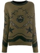 Ermanno Scervino Cashmere Embellished Jumper - Green