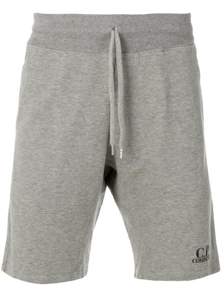 Cp Company Basic Track Shorts - Grey