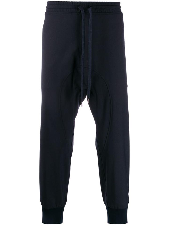 Neil Barrett Dropped-crotch Joggers - Blue