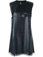 Ktz Leather Swing Dress, Women's, Size: Medium, Black, Leather