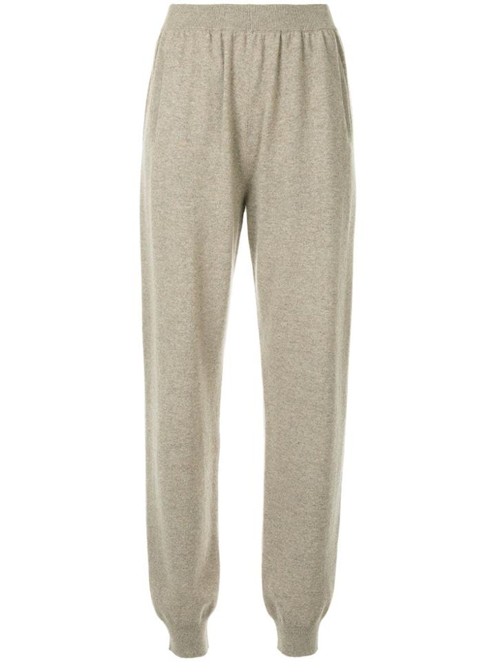 Fabiana Filippi Knitted Track Pants - Brown