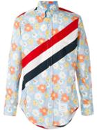 Thom Browne - Floral Print Shirt - Men - Cotton - 4, Blue, Cotton