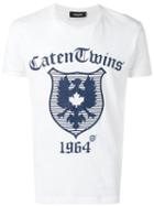 Dsquared2 - 'caten Twins' T-shirt - Men - Cotton - L, White, Cotton