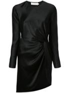 Michelle Mason Twist Knot Mini Dress - Black