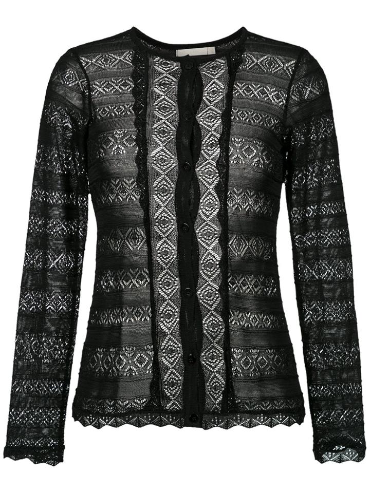 Cecilia Prado Safira Knit Cardigan - Black